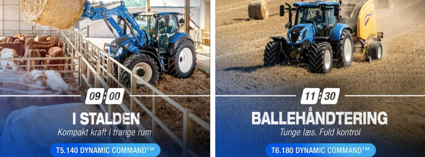 Er med dig i enhver udfordring – New Holland T5 & T6