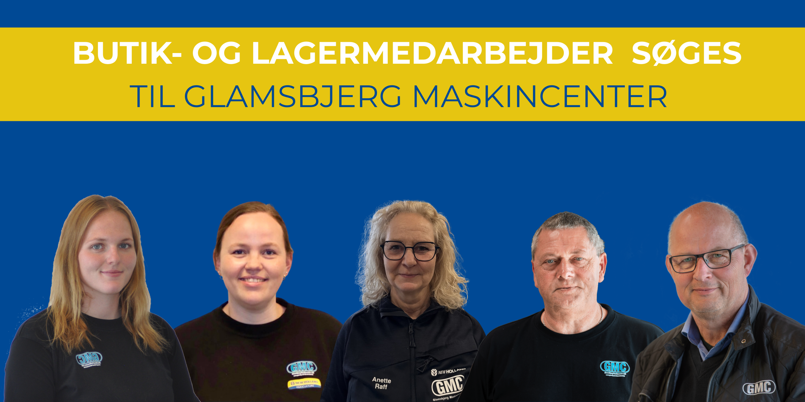 Butik- og lagermedarbejder søges til GMC