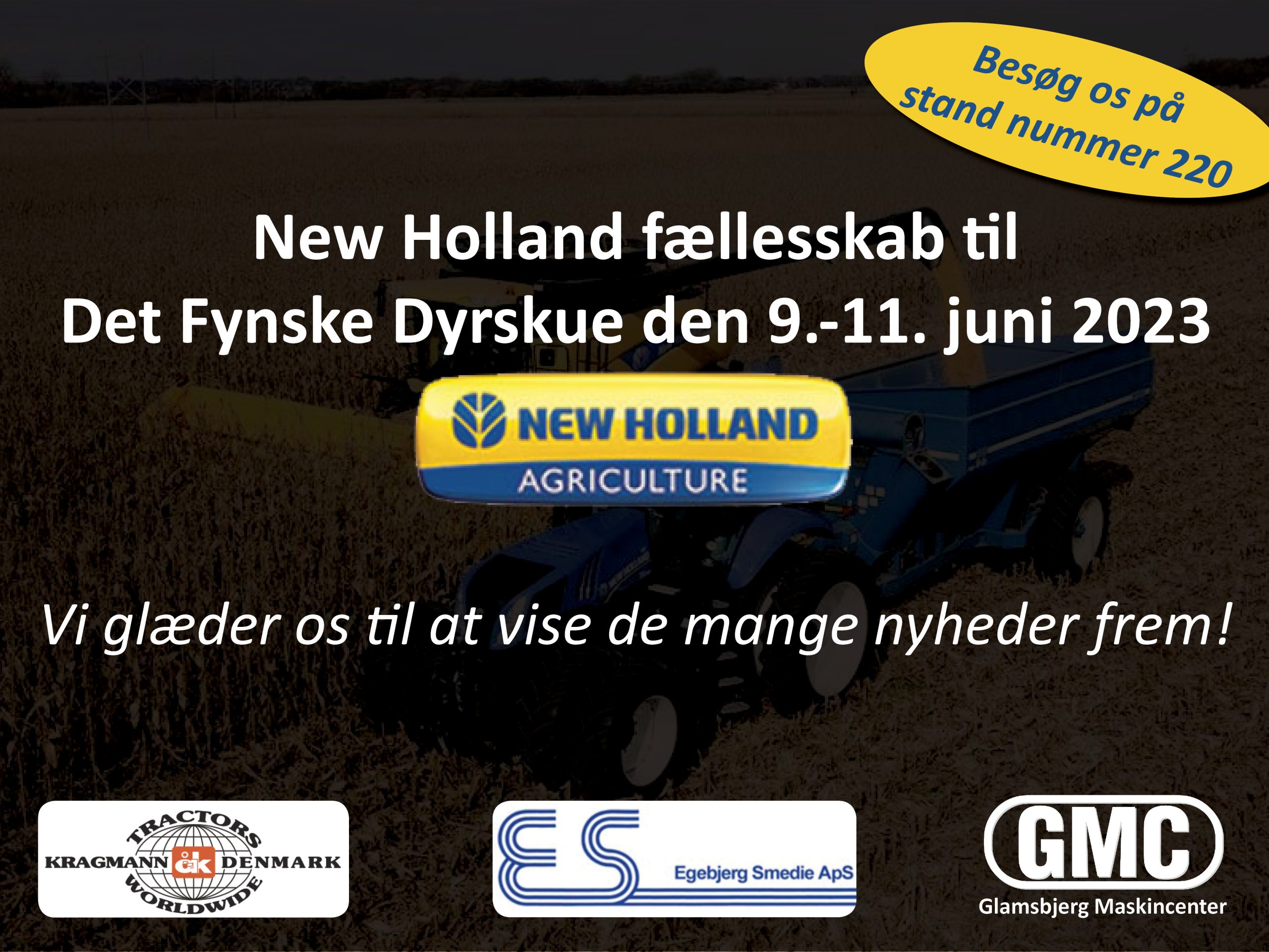 New Holland fællesskab præsenterer imponerende maskiner ved Det Fynske Dyrskue 2023