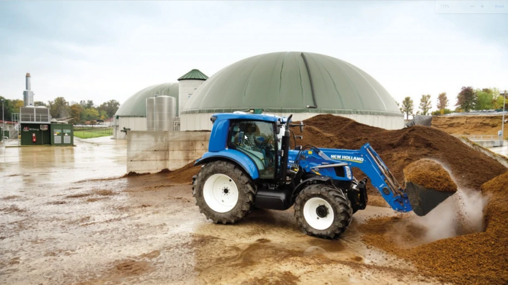 New Holland præsenterer Metan drevet koncept traktor