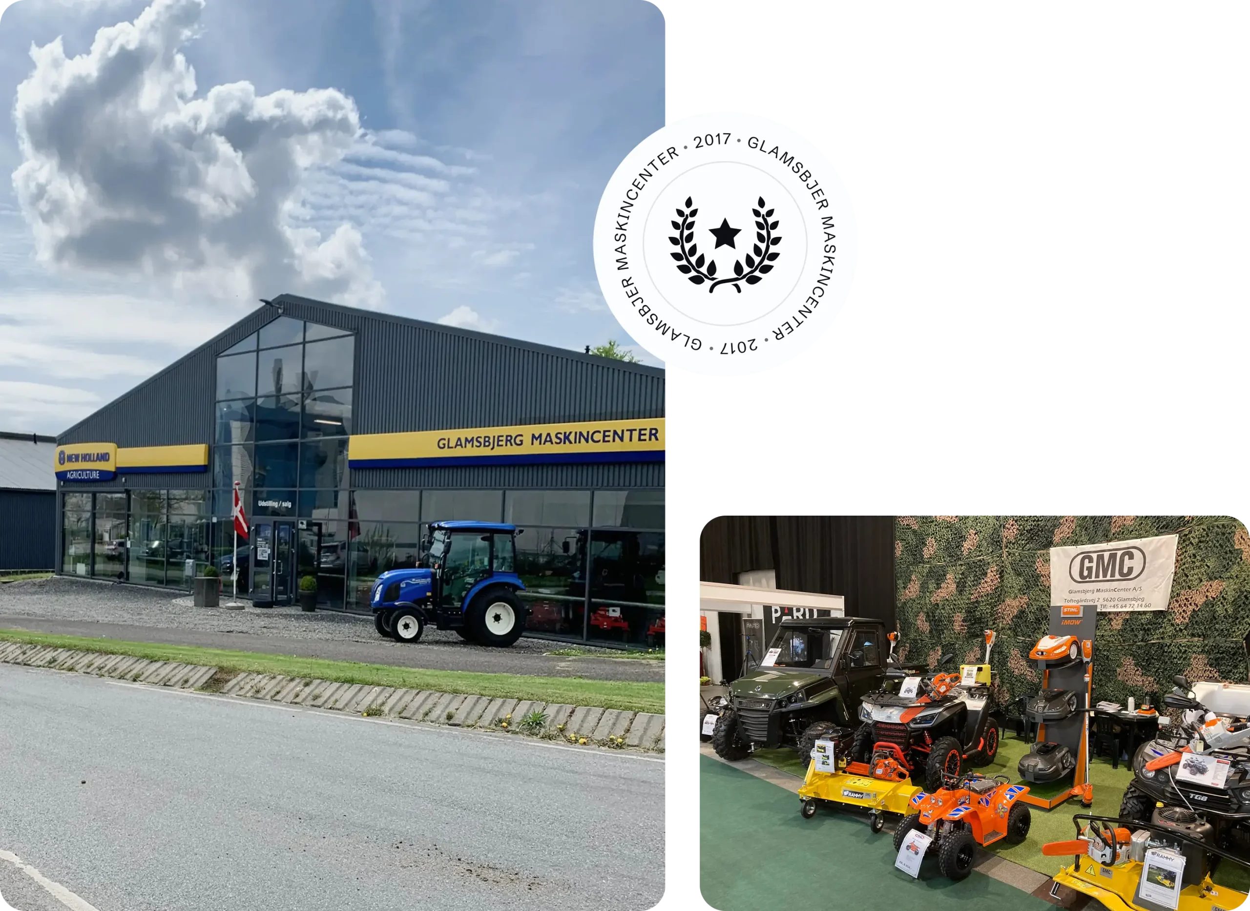 Din totalleverandør af have-, park-, entreprenør- og landbrugsmaskiner.