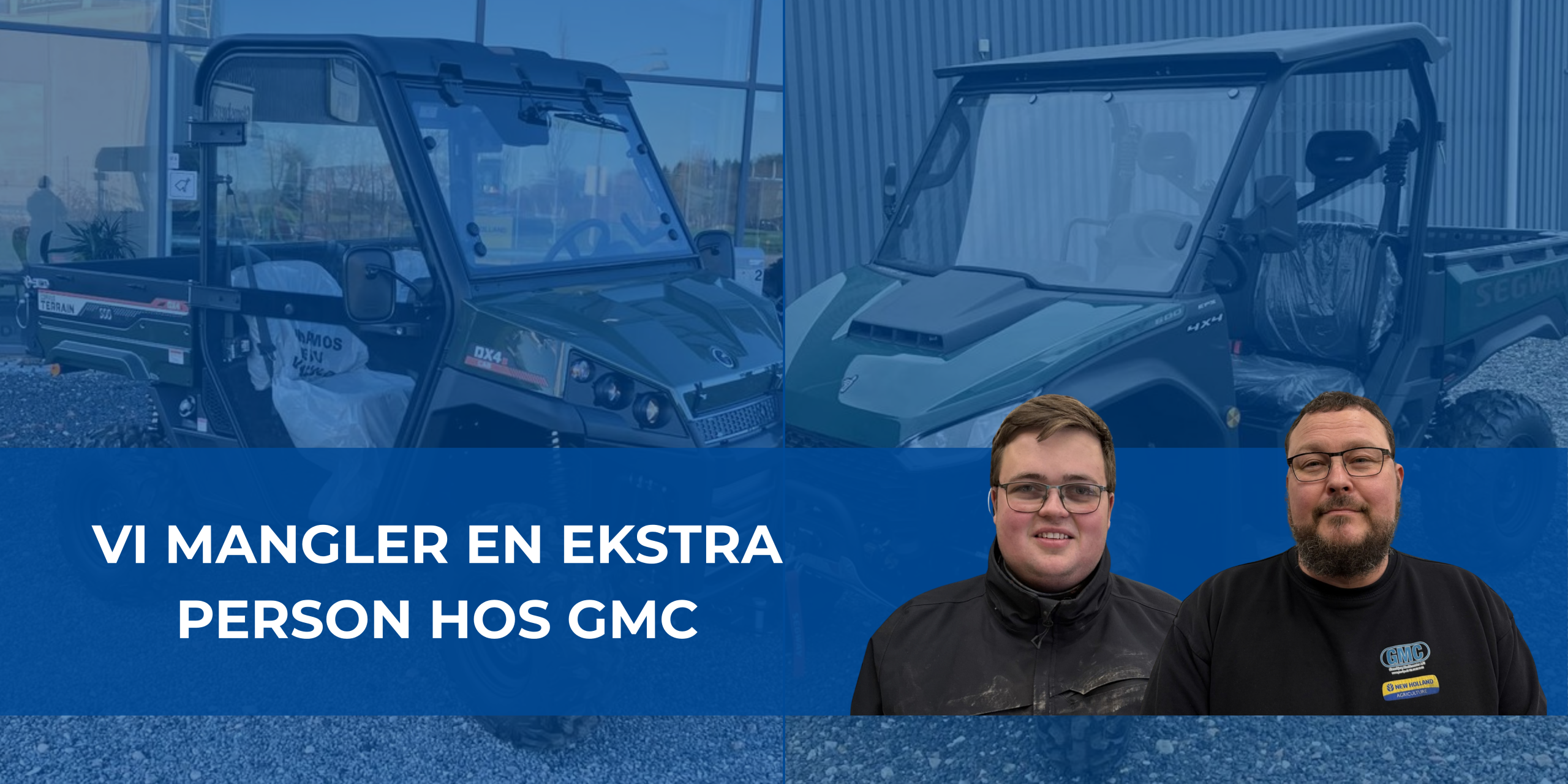 Vi mangler en ekstra person hos GMC