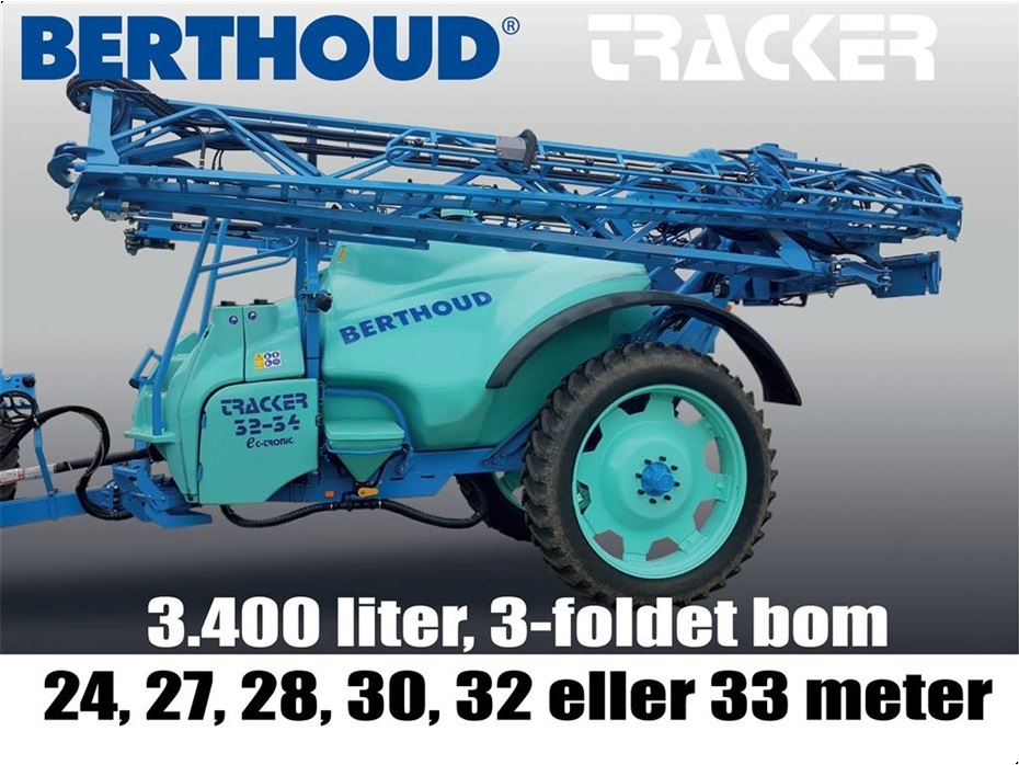 BERTHOUD model TRACKER trailersprøjte