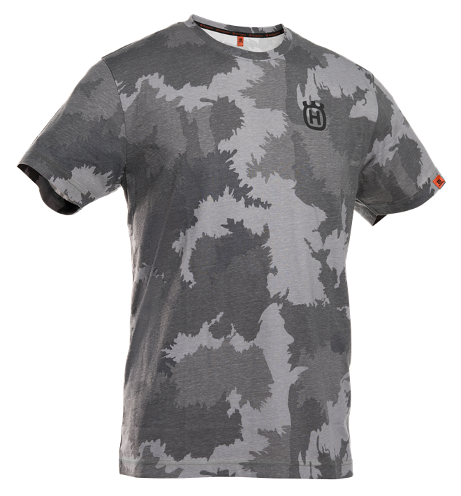 Xplorer T-shirt med korte ærmer, stålgrå camouflage, Unisex