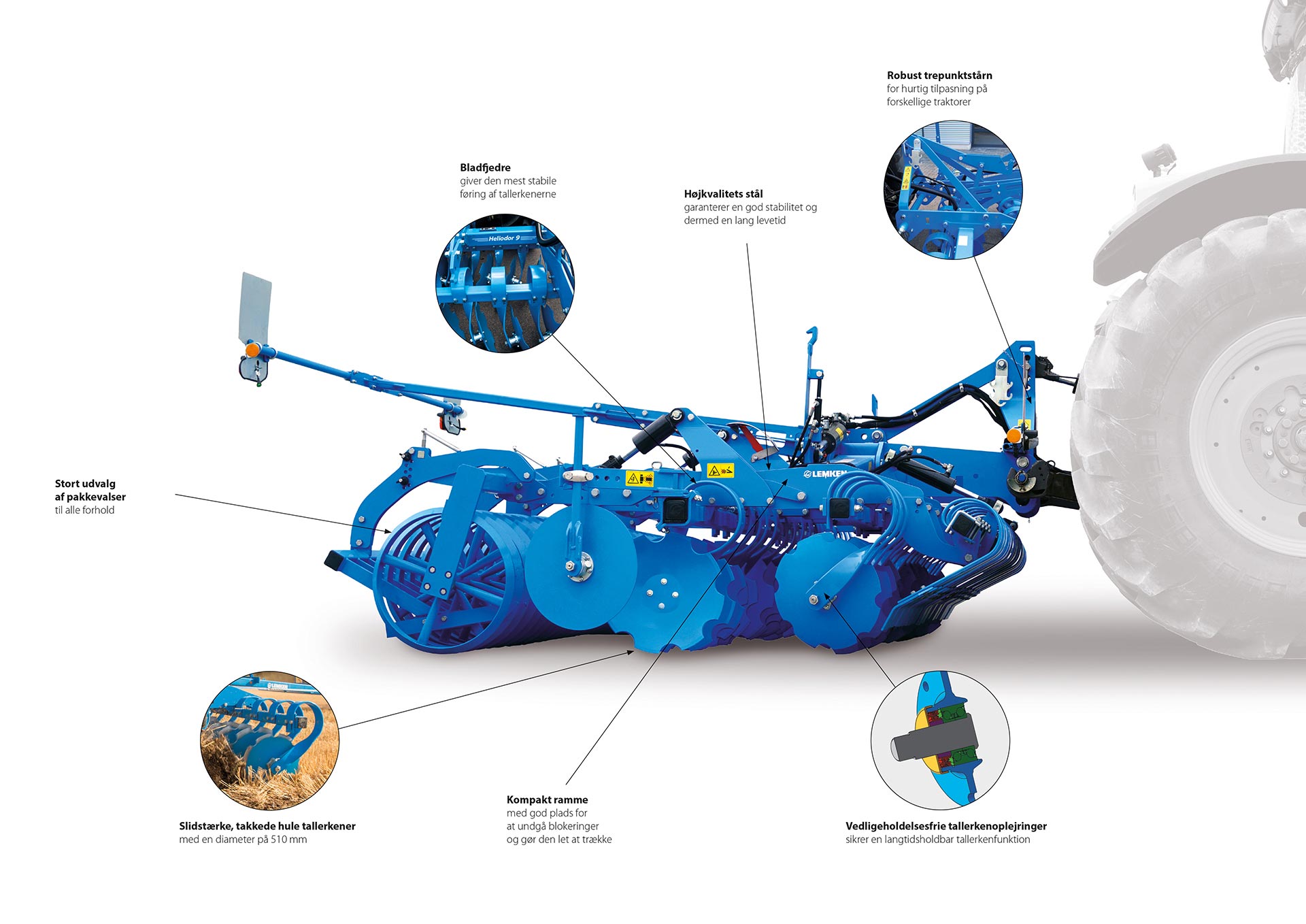 LEMKEN Kompakttallerkenharver Heliodor 9