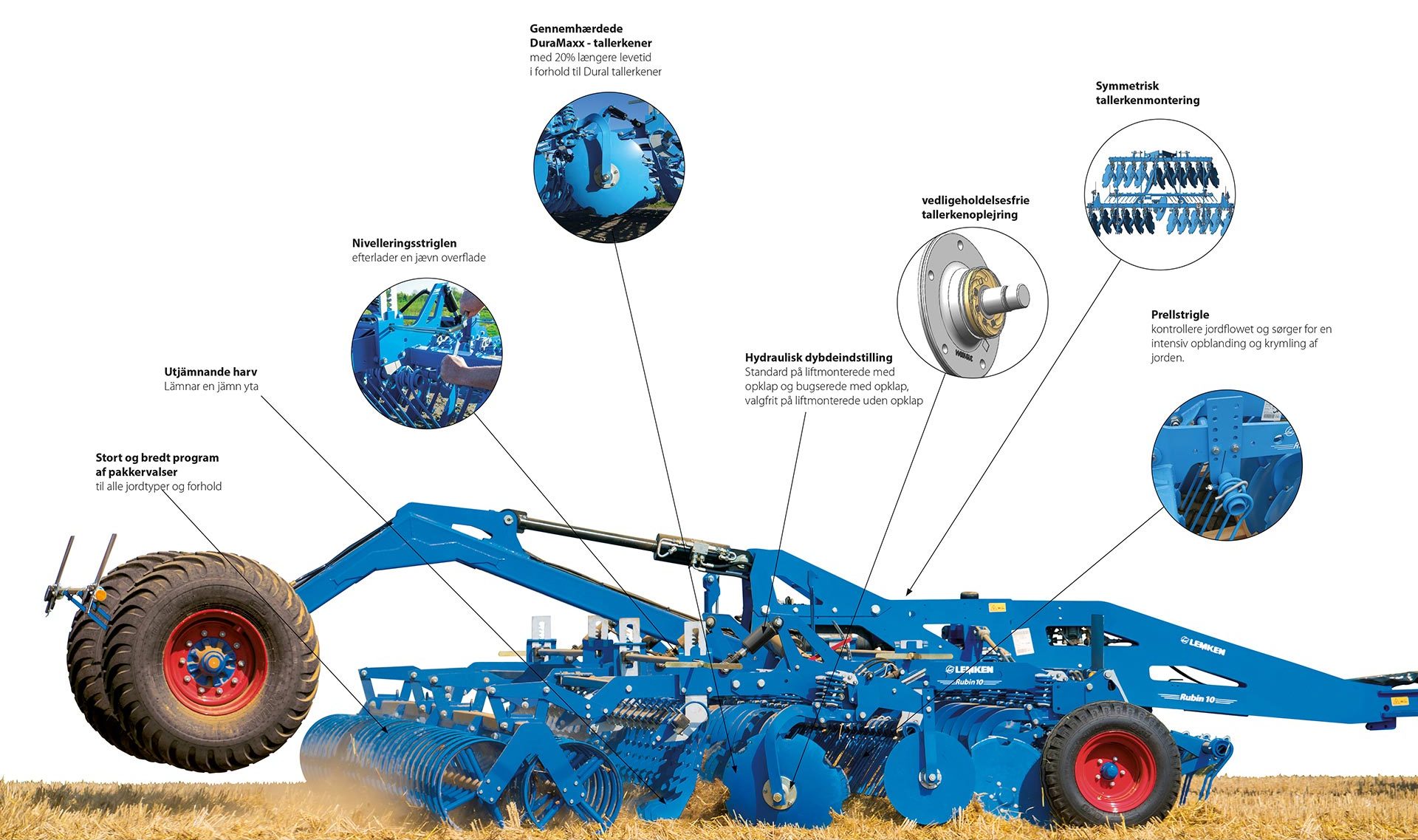 LEMKEN Kompakttallerkenharver Rubin 10