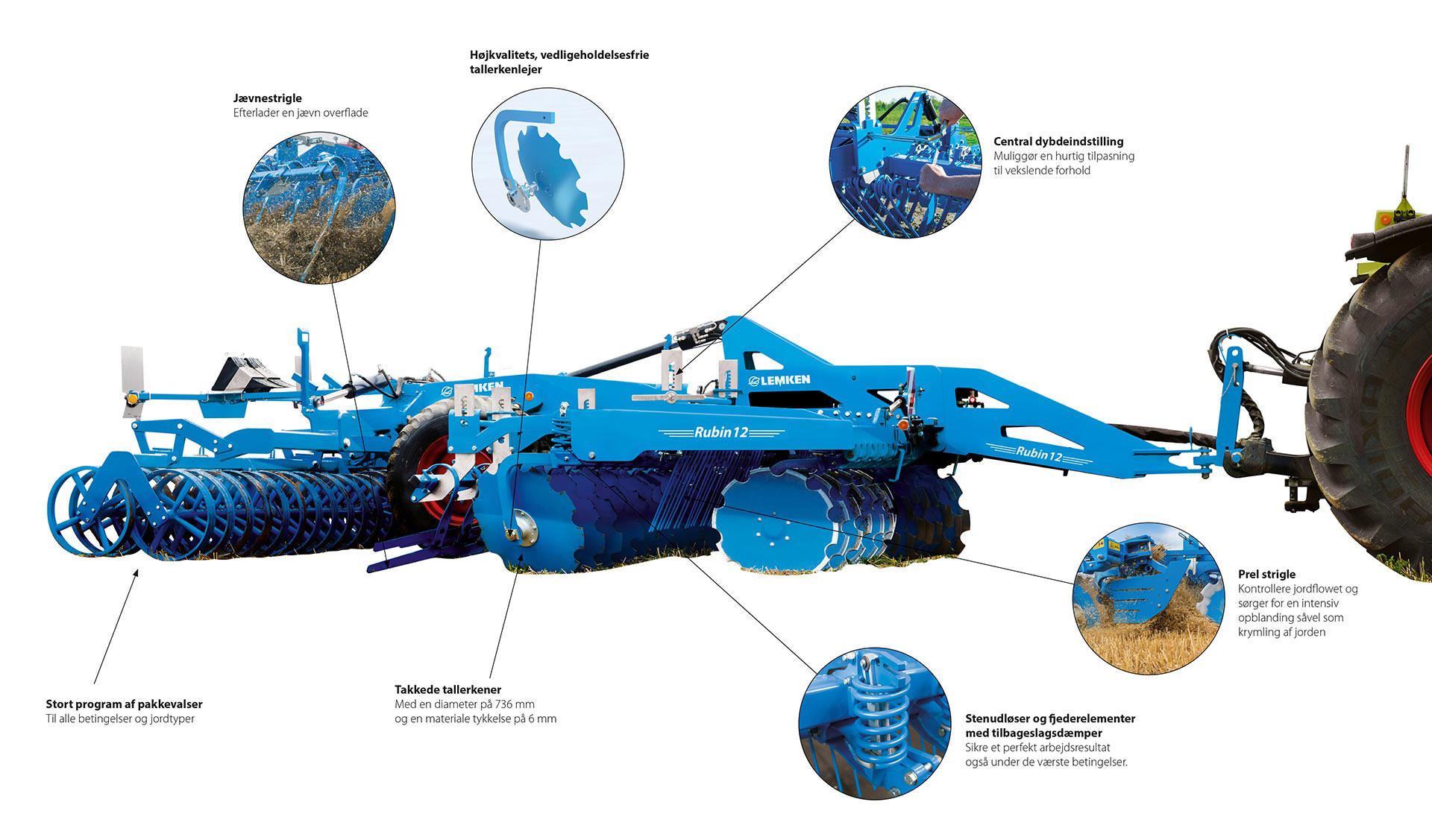 LEMKEN Kompakttallerkenharver Rubin 12