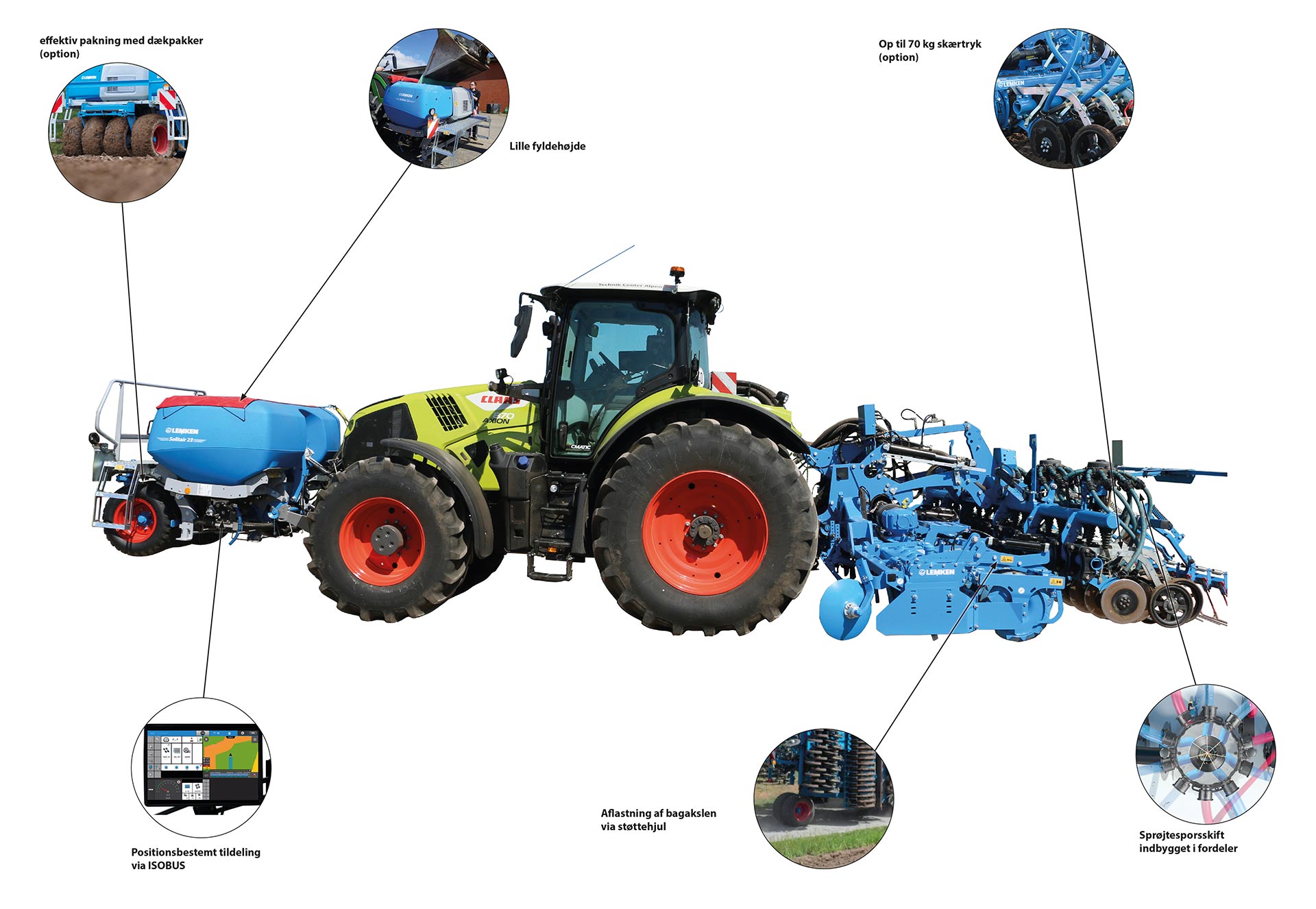 LEMKEN såteknik Solitair 23 + Optidisc 25